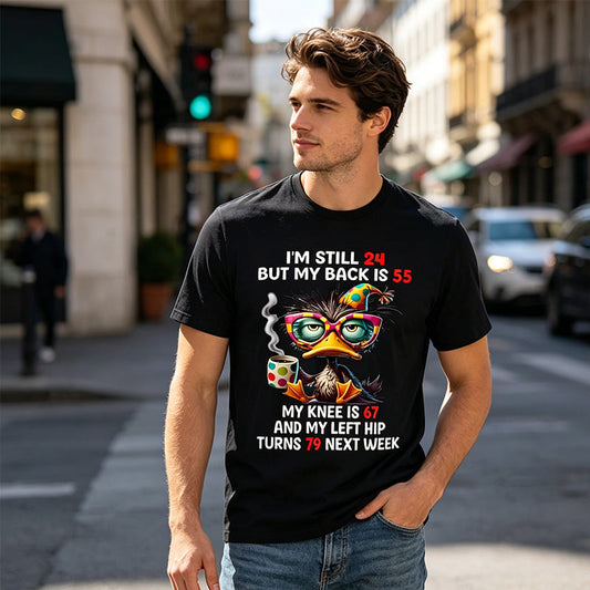 🦆 LIMITED-TIME 50% OFF! 😂 Men's Funny Duck T-Shirt – Humorous Graphic, Cotton, Durable Print ✨