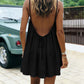 👗 LIMITED-TIME 50% OFF! ☀️ Summer Mini Dress – Backless, Spaghetti Strap, Flowy, Lightweight ✨