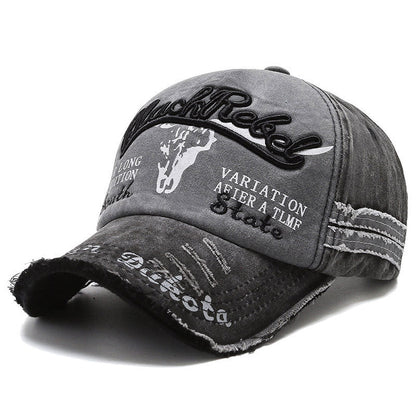 🧢 LIMITED-TIME 50% OFF! ✨ Unisex Baseball Cap – Retro Denim, Adjustable, Vintage, Curved Brim 🌞
