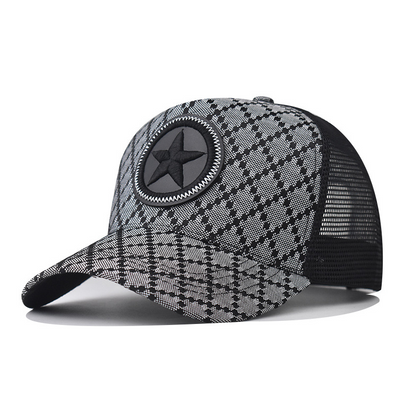 🧢 LIMITED-TIME 50% OFF! ⭐ Trucker Cap – Five-Pointed Star, Mesh Back, Adjustable, Cotton Blend ✨
