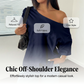 👕 LIMITED-TIME 50% OFF! ✨ Women's Off-Shoulder T-Shirt – Casual, Cotton, Drop Shoulder, Relaxe
