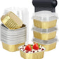 🧁 LIMITED-TIME 50% OFF! ✨ 10 PCS Aluminum Baking Cups – with Lids, Oven & Air Fryer Safe, Disposable ✨