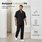 👔 LIMITED-TIME 50% OFF! ✨ Men's Short Sleeve Set – Shirt & Pants, Casual, Camp Collar, Relaxed Fit ✨