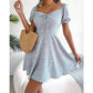 🌺 LIMITED-TIME 50% OFF! ✨ Women's Floral Sundress – Drawstring Bust, A-Line, Lightweight, Summer ☀️
