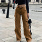 👖 LIMITED-TIME 50% OFF! ✨ Women's Denim Cargo Jeans – Wide Leg, High Waist, Multi-Pocket, Stretch ✨