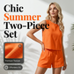 👕 LIMITED-TIME 50% OFF! ✨ Women's 2-Piece Set – Sleeveless Top & Shorts, Solid Color, Casual, Vacation 🍹