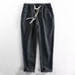 👖 LIMITED-TIME 50% OFF! ✨ Men's Linen Pants – Striped, Cropped, Elastic Waist, Breathable ✨