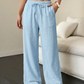 👖 LIMITED-TIME 50% OFF! ✨ Women's Wide Leg Pants – Solid Color, Crinkle, Relaxed Fit ✨