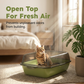 🚽 LIMITED-TIME 50% OFF! ✨ Semi-Enclosed Litter Box – Splash Guard, Odorless ✨