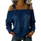 👕 LIMITED-TIME 50% OFF! ✨ Women's Denim Top – Wide Strap, Fashion, Casual ✨