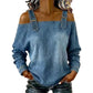 👕 LIMITED-TIME 50% OFF! ✨ Women's Denim Top – Wide Strap, Fashion, Casual ✨