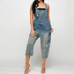 👖 LIMITED-TIME 50% OFF! ✨ Women's Denim Overalls – Button-Front, Tapered, Adjustable Straps ✨