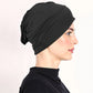 👒 BUY 1 GET 1 FREE! ✨ Soft Stretch Turban Cap – Milk Silk, Anti-Slip, Multi-Use ✨