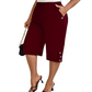👖 LIMITED-TIME 50% OFF! ✨ Women's Elastic Waist Capri Pants – Comfort Fit, Casual, Easy Pull-On 🌿