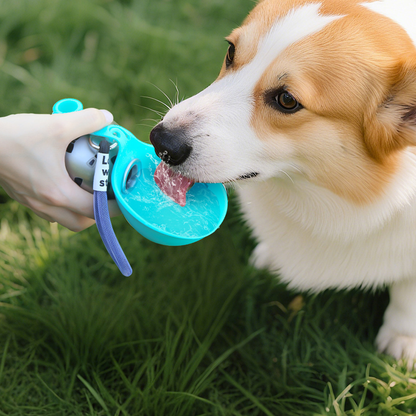 🎉 2026 Sale — Over 24,200 Sold!🐕 2‑in‑1 Portable Dog Water Bottle for Small Dogs
