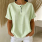 👕 LIMITED-TIME 50% OFF! 🌊 Women's Casual Striped Henley Shirt – Relaxed Fit, Classic Henley Neck, Effortless Style ✨