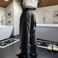 👖 LIMITED-TIME 50% OFF! ✨ Men's Pleated Wide-Leg Trousers – Elastic Waist, Dr