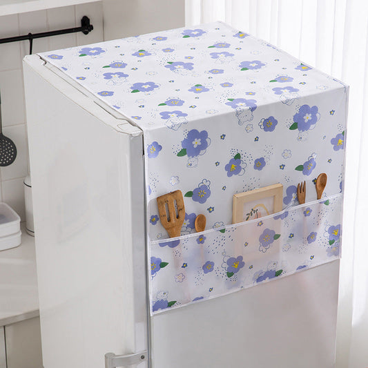 🎉 2026 Sale — Over 44000 Sold! 💰 Refrigerator Dust Cover with Storage Pockets elegant