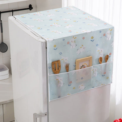 🎉 2026 Sale — Over 44000 Sold! 💰 Refrigerator Dust Cover with Storage Pockets elegant