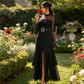 🌹 LIMITED-TIME 50% OFF! ✨ Women's Bell Sleeve Maxi Dress – Sheer, High-Slit, Elegant ✨