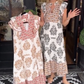👗 LIMITED-TIME 50% OFF! ✨ Women's Printed Ruffle Dress – Sleeveless, Elegant, Lightweight ✨