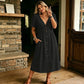👗 LIMITED-TIME 50% OFF! ☀️ Women's Summer V-Neck Button-Down Dress – Empire Waist, Side Pockets, Breathable 🌸