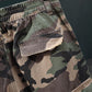 🩳 LIMITED-TIME 50% OFF! ✨ Men's Studded Camo Cargo Shorts – Distressed, Multi-Pocket ✨