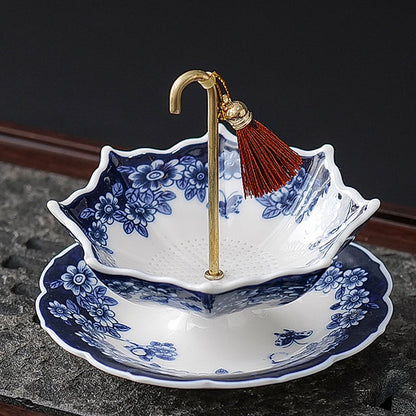 ☂️ LIMITED-TIME 50% OFF! ✨ Umbrella-Shaped Ceramic Tea Strainer Set – Elegant, Fine Mesh ✨