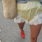 🌸 LIMITED-TIME 50% OFF! ✨ Satin Lace Trim Shorts – Wide Leg, Silky Smooth ✨