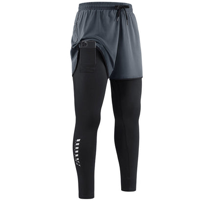 🏃‍♂️ LIMITED-TIME 50% OFF! ✨ Men's 2-in-1 Running Tights with Shorts – Compression, Quick-Dry ✨