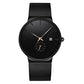 ⌚ LIMITED-TIME 50% OFF! ✨ Men's Minimalist Quartz Watch – Waterproof, Stainless Steel Mesh ✨