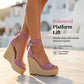👡 LIMITED-TIME 50% OFF! ✨ Women's Espadrille Wedge Sandals – Lace-Up, Comfortable, Chic ✨