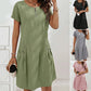 👗 LIMITED-TIME 50% OFF! 🌸 Women's Half-Zip Button Pocket Dress – Modern Detail, Flattering Fit, All-Day Comfort ✨