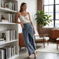 👖 LIMITED-TIME 50% OFF! ✨ Patchwork Cropped Pants – Casual, Unique ✨
