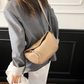 👜 50% OFF NOW!✨ Modern Minimalist Crossbody Purse – Premium PU Leather Dumpling Bag – Adjustable Shoulder Strap 🤎