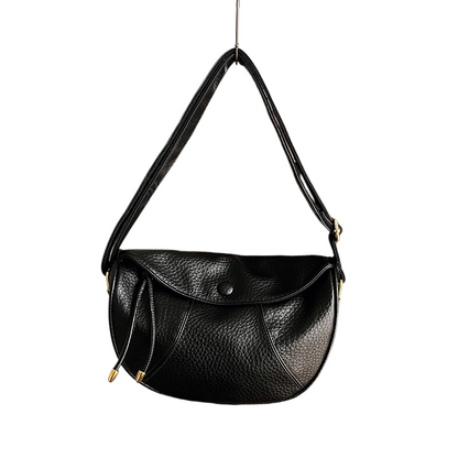👜 50% OFF NOW!✨ Modern Minimalist Crossbody Purse – Premium PU Leather Dumpling Bag – Adjustable Shoulder Strap 🤎