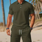👔 LIMITED-TIME 50% OFF! ✨ Men's Polo & Shorts Set – Summer, Athletic Fit, Breathable ✨