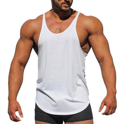 💪 LIMITED-TIME 50% OFF! ✨ Men's Stringer Tank Top – Gym, Breathable, Cotton Blend ✨