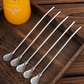 🥤 LIMITED‑TIME 50% OFF! ⚡ 304 Stainless Steel 2‑in‑1 Straw Spoon – Practical, Reusable, Multi‑Functional ✨