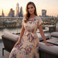 👗 LIMITED-TIME 50% OFF! ✨ Floral Print Pleated Midi Dress – Elegant, Feminine ✨