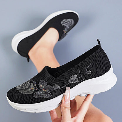 👟 LIMITED-TIME 50% OFF! ✨ Women's Flyknit Slip-Ons – Breathable, Cushioned, 4 Colors 🦋