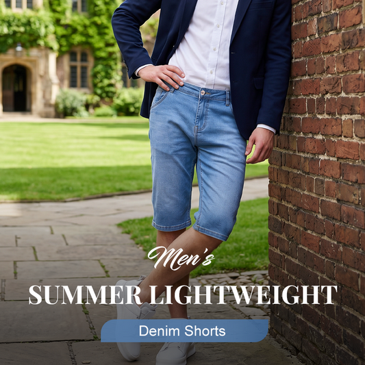 👖 LIMITED-TIME 50% OFF! ✨ Men's Summer Denim Shorts – Lightweight, Casual, Comfortable ✨