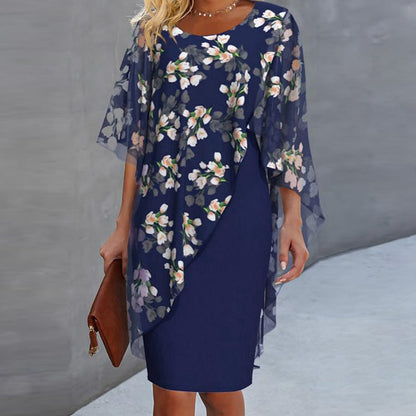 👗 LIMITED-TIME 50% OFF! ✨ Floral Overlay & Dress Set – Elegant, Feminine ✨