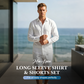 👔 LIMITED-TIME 50% OFF! ✨ Men's Linen Shirt & Shorts Set – Casual, Summer, Breezy ✨