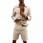 👔 LIMITED-TIME 50% OFF! ✨ Men's Linen Shirt & Shorts Set – Casual, Summer, Breezy ✨