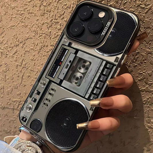 📻 LIMITED-TIME 50% OFF! ✨ Retro Boombox Phone Case – 80s Style, TPU, Protective ✨