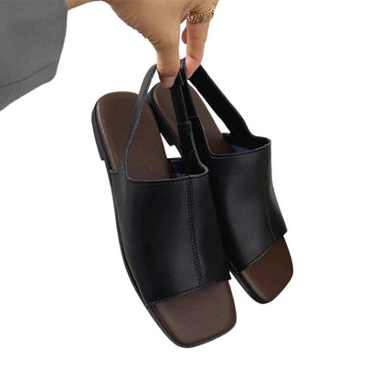 👡 LIMITED-TIME 50% OFF! ✨ Women's Square Toe Slingbacks – Retro, Comfortable, 3 Colors 🍂