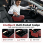 🚗 LIMITED-TIME 50% OFF! ✨ Car Armrest Storage Box – Organizer, Cup Holder, Quilted ✨