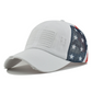 🧢 LIMITED-TIME 50% OFF! ✨ Distressed American Flag Cap – Mesh, Ponytail Hole, Vintage ✨