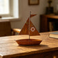 ⛵ LIMITED-TIME 50% OFF! ✨ Rustic Sailboat Metal Planter – Handcrafted Iron, Weather-Resistant, Unique Decor 🌿